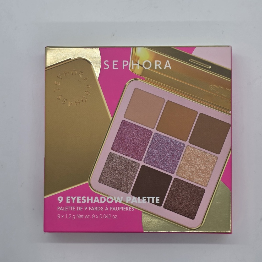 Sephora 9 Eyeshadow Palette Limited Edition Matte and Iridescent New Sealed